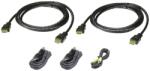 ATEN 2L-7D02UHX5 USB HDMI Dual Display Secure KVM Cable Kit 1, 8m Black (2L-7D02UHX5) - pcland