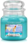 Kringle Candle Свещ Country Candle Coconut Colada средна 2 фитилна ароматизирана свещ (453 g),