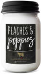 Milkhouse Candle MILKHOUSE CANDLE Peaches & Poppies ароматизирана свещ Farmhouse Jar (368 g),