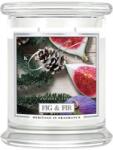 Kringle Candle Füge és Fenyő illatgyertya közepes 2 kanóc (411 g),