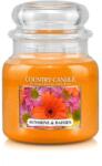 Kringle Candle Country Candle Sunshine & Daisies illatgyertya közepes, 2 kanócos (453 g),