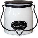 Milkhouse Candle MILKHOUSE GYERTYA Cinnamon Fireside illatosított gyertya VAJ TÉRKÉS 2 kanócos (454 g),