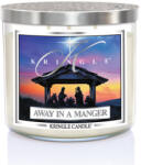 Kringle Candle TUMBLER Away in a Manger 3 kanócos illatgyertya (411g),