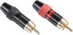 Cabletech RCA csatlakozó fém dugó HQ HD-290 WTY0062 WTY0062 (WTY0062)