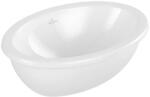 Villeroy & Boch Loop & Friends mosdótál 43x29 cm ovális alulról beépíthető fehér fényes 4A5300R1 (4A5300R1)
