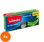 Vileda Set 4 x 3 Bureti de Vase Vileda, Ultra Fresh, cu Prindere (ROC-4xMAG1018319TS)