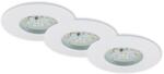 Briloner beépíthető, dimmelhető led lámpa, 6, 5W, 570lum, 3000K, IP44, 7, 5cm, 3 darabos készlet - (7295036)