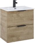 Elita Street Plus mosdó szekrénnyel 51.3 cm tölgy RE020500107050 (RE020500107050)