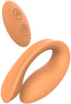 Glam - vibrator pentru cuplu cu telecomandă, reîncărcabil - portocaliu (8720365101137) Vibrator