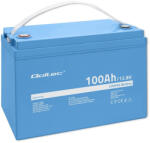Qoltec LiFePO4 lítium-vas-foszfát akkumulátor. 12, 8V. 100Ah. 1280 Wh. BMS. 53705 (53705)