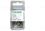 Haupa Érvéghüvely iker 2* 4, 0/12 szürke 270796/10 SmallPack Haupa (10db/bliszter) (270796/10)
