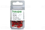 Haupa Érvéghüvely iker 2* 1, 0/ 8 piros 270784/25 SmallPack Haupa (25db/bliszter) (270784/25)