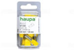 Haupa Érvéghüvely iker 2* 6, 0/14 sárga 270797/10 SmallPack Haupa (10db/bliszter) (270797/10)