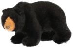  Dekoráció medve műanyag-textil 14x7x8cm fekete (FBR5510BL)