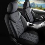 Panda Set Huse Scaune Auto pentru Hyundai I-40 - Panda Paris, negru gri, 11 piese
