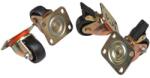 EQUIP EZW-2 Rackszekrény kiegészítő - Castor Wheels for Basic and Dynamix Flex Cabinets (EZW-2)