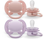 Philips SCF091/31 Játszócumi Ultrasoft Premium semleges 0-6hó lányos, 2 db (SCF091/31) - vitalcafe