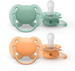 Philips SCF091/03 Játszócumi Ultrasoft Premium semleges 0-6hó, 2 db (SCF091/03) - vitalcafe