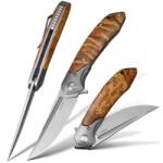 HARAHU MA-35402 Outdoor összecsukható kés - Barna KP35402