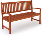 CASARIA MAXIMA kerti pad, 152x55x90cm, természetes barna Casaria