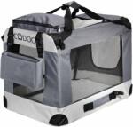 Cadoca ELI kutya/macska szállítótáska, 70x52x52cm, szürke Cadoca