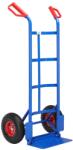 Gardebruk CART összecsukható kézikocsi felfújható gumiabroncsokkal, max 200kg, kék Gardebruk