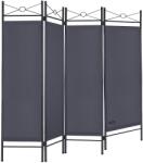 Casaria LUCCA paraván, 163x180cm, antracit Casaria