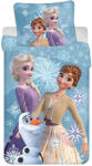 Jégvarázs Disney Jégvarázs White Snowflake gyerek, ovis ágyneműhuzat 100×135 cm, 40×60 cm - lord