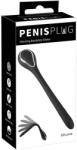 Penisplug Penis Plug Dilator - akkus, vibrációs dilátor (1 cm, fekete) - erotikashow
