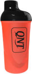 QNT We Build Champions Shaker 600 ml, átlátszó narancssárga