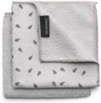 Brabantia SinkSide Microfibre Dish Cloths mikroszálas tisztítókendő, 2 db-os szett, világosszürke, 300x300 mm - 117688 (117688)