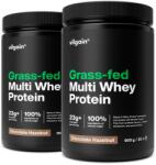 Vilgain Grass-Fed Multi Whey Protein -⁠ mai mult de 77% concentrat de zer, izolat și cazeină, eficient imediat după antrenament și în timpul deficienței prelungite de proteine, formulă pur naturală, îndulcită
