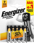 Energizer Elem, AAA mikro, 4+1 db, ENERGIZER "Alkaline Power (EPAAAB4+1)