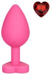 Mokko Toys Dop Anal Brighty, Small, Silicon, Roz/Rosu, Mokko Toys