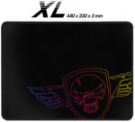 Spirit Of Gamer egérpad - darkskull mouse pad - king size (430 x 330 x 3mm; varrott szélek; fekete)