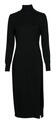 Michael Kors Hosszú ruhák TURTLE NK SLIT MIDI DRS Fekete EU XS