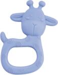 Saro Baby Jucarie senzoriala pentru dentitie din silicon, giraffe party - blue (19033)