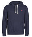 Ralph Lauren Pulóverek SWEAT A CAPUCHE MOLTONE EN COTON Kék EU XL