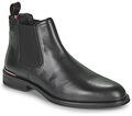 Tommy Hilfiger Csizmák CORE RWB HILFIGER LTH CHELSEA Fekete 42