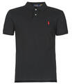 Ralph Lauren Rövid ujjú galléros pólók POLO AJUSTE SLIM FIT EN COTON BASIC MESH Fekete EU S