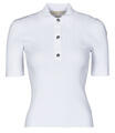 MICHAEL Michael Kors Rövid ujjú galléros pólók BUTTON POLO SWEATER Fehér EU S
