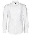 Ralph Lauren Hosszú ujjú ingek CHEMISE CINTREE SLIM FIT EN OXFORD LEGER TYPE CHINO COL BOUTONNE Fehér EU XL