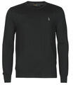 Ralph Lauren Pulóverek PULL COL ROND AJUSTE EN COTON PIMA LOGO PONY PLAYER Fekete EU XS