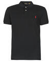 Ralph Lauren Rövid ujjú galléros pólók POLO AJUSTE DROIT EN COTON BASIC MESH LOGO PONY PLAYER Fekete EU XXL - spartoo - 42 511 Ft