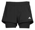 adidas Rövidnadrágok PACER 3S 2 IN 1 Fekete EU XXS