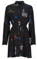 Desigual Rövid ruhák VEST_DRESDE Fekete EU XL
