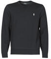 Ralph Lauren Pulóverek SWEATSHIRT COL ROND EN JOGGING DOUBLE KNIT TECH LOGO PONY PLAYER Fekete EU XL