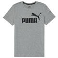 PUMA Rövid ujjú pólók ESSENTIAL LOGO TEE Szürke 5 / 6 Jahre