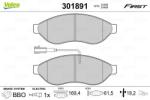 VALEO set placute frana, frana disc VALEO ESSENTIAL 301891 (301891)