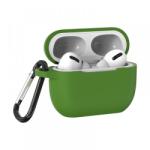 Cellect Airpods Pro szilikon tok 2.5mm sötét zöld (AIRPODSP-CASE2.5-DGR) (AIRPODSP-CASE2.5-DGR)
